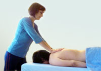 Therapeutic Massage of the upper back